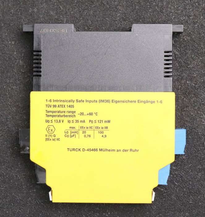 Bild des Artikels TURK-INTERFACE-MODUL-Potentiometerverstärker-IM36-11Ex-U/24VDC-19-29VDC-60mA