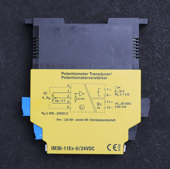 Bild des Artikels TURK-INTERFACE-MODUL-Potentiometerverstärker-IM36-11Ex-U/24VDC-19-29VDC-60mA