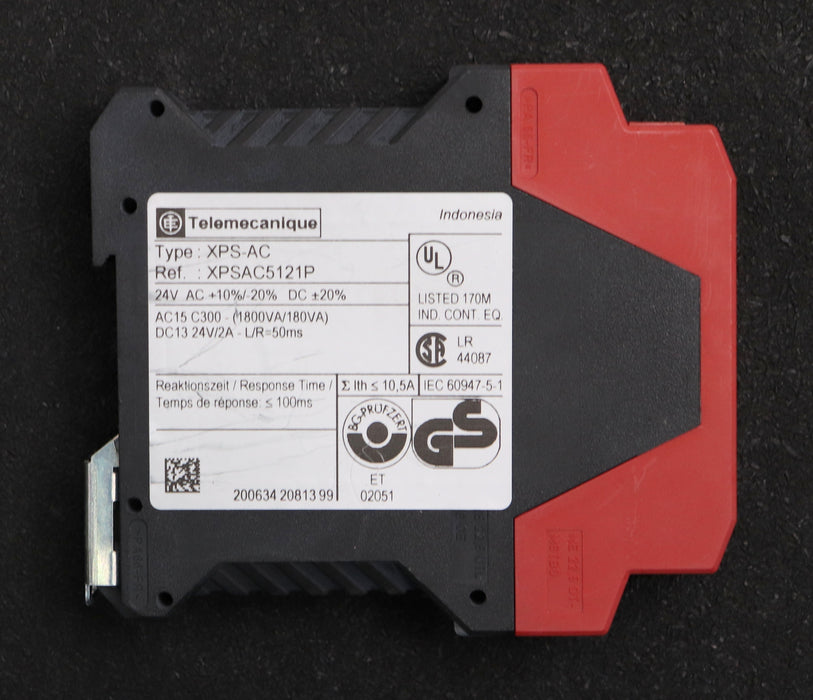 Bild des Artikels TELEMECANIQUE-Sicherheitsrelais-XPS-AC-24VAC-Reaktionszeit-<100ms