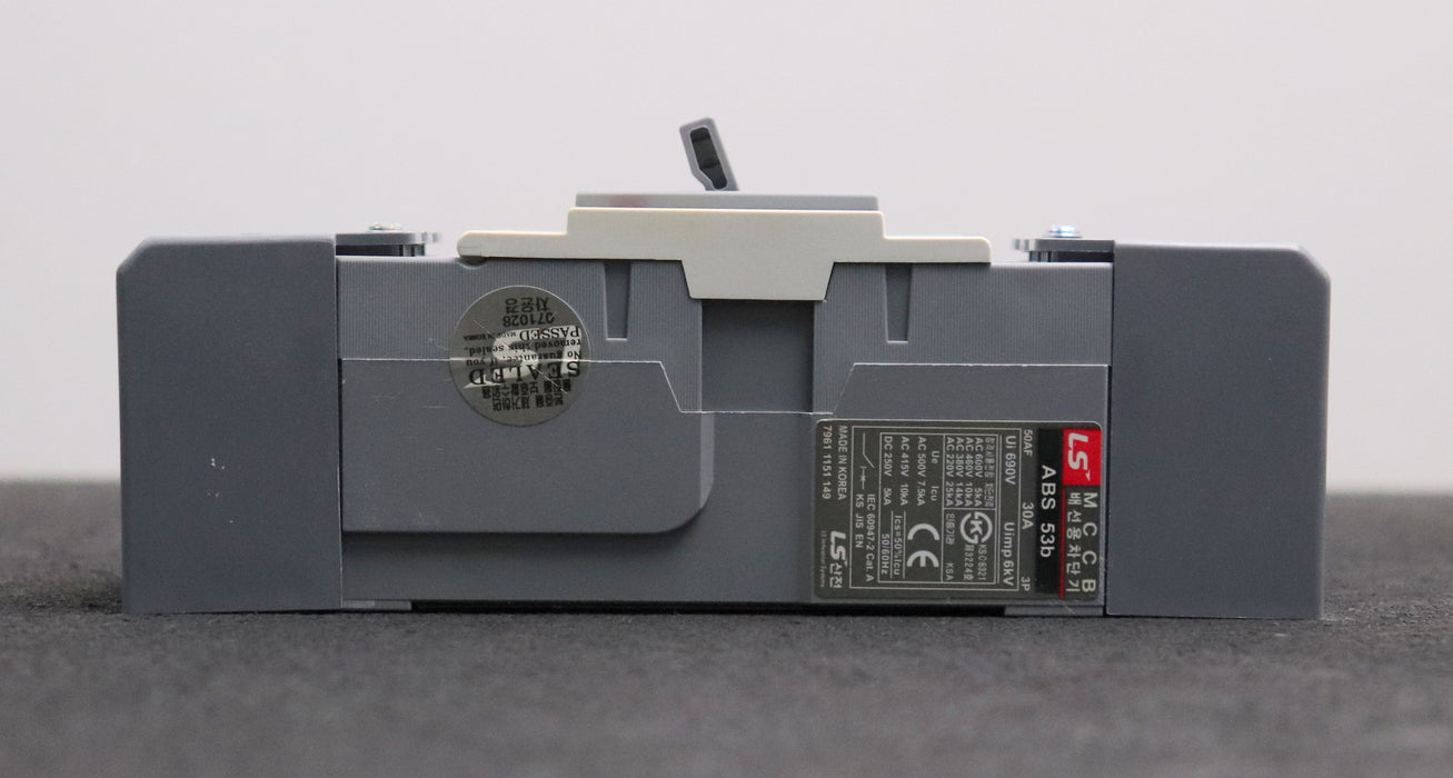 Bild des Artikels META-MEC-Lasttrennschalter-MCCB-ABS-53b-30A-Ui-690V-Uimp-6kV-gebraucht