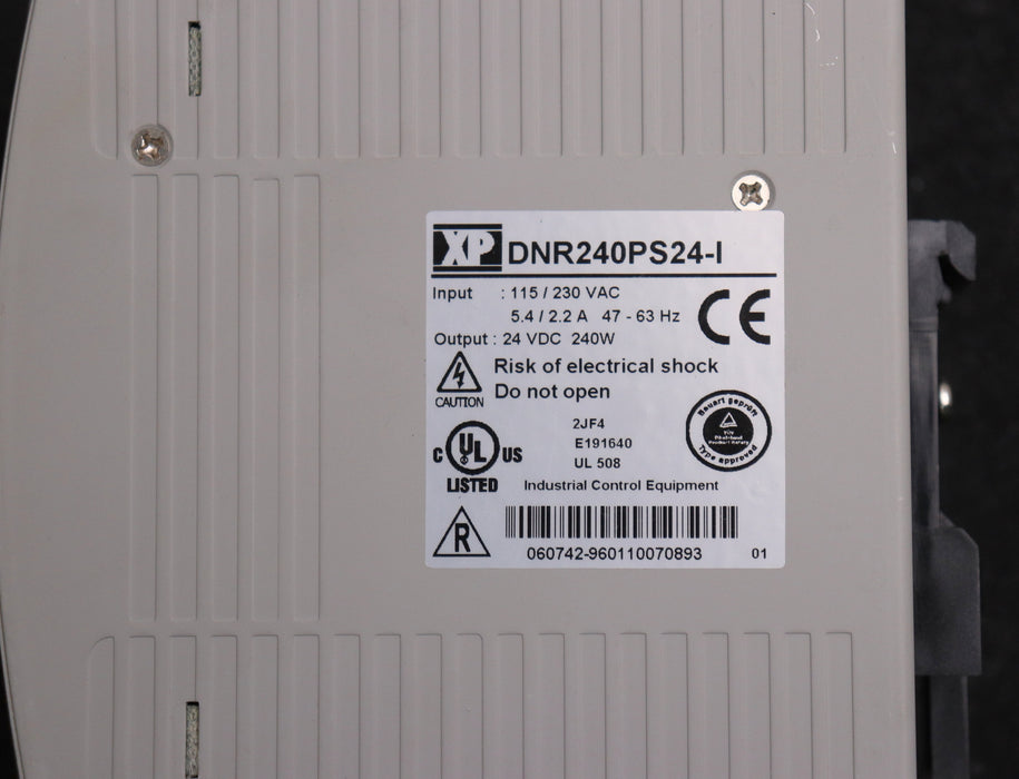 Bild des Artikels XPPOWER-Netzteil-DNR240PS24-I-Input:-115/230VAC-5,4/2,2A-47/63Hz-gebraucht
