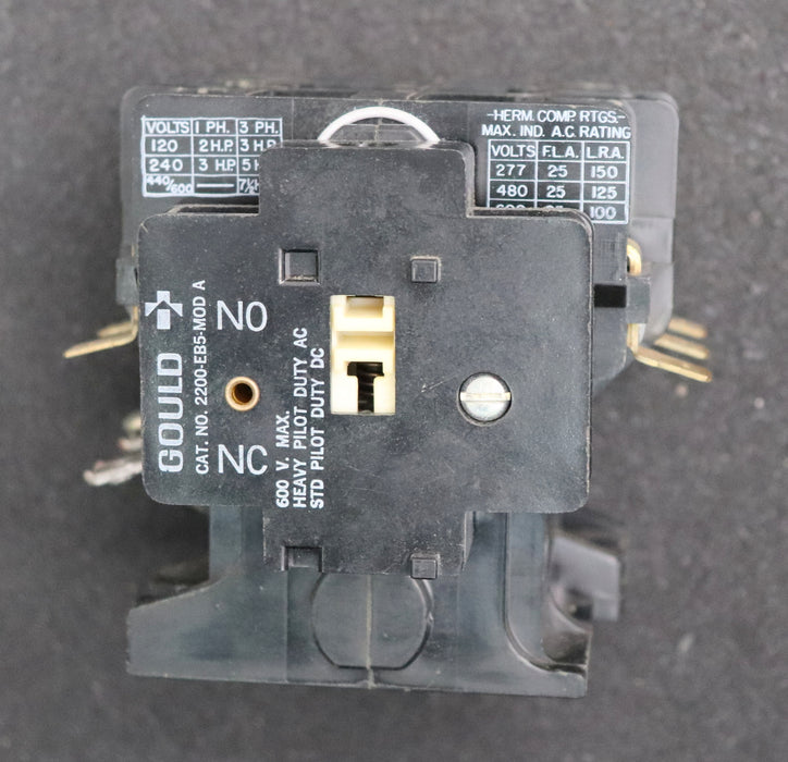 Bild des Artikels GOULD-Schütz-2200EB230EA-Spullenspannung-24V-50-60Hz-gebraucht
