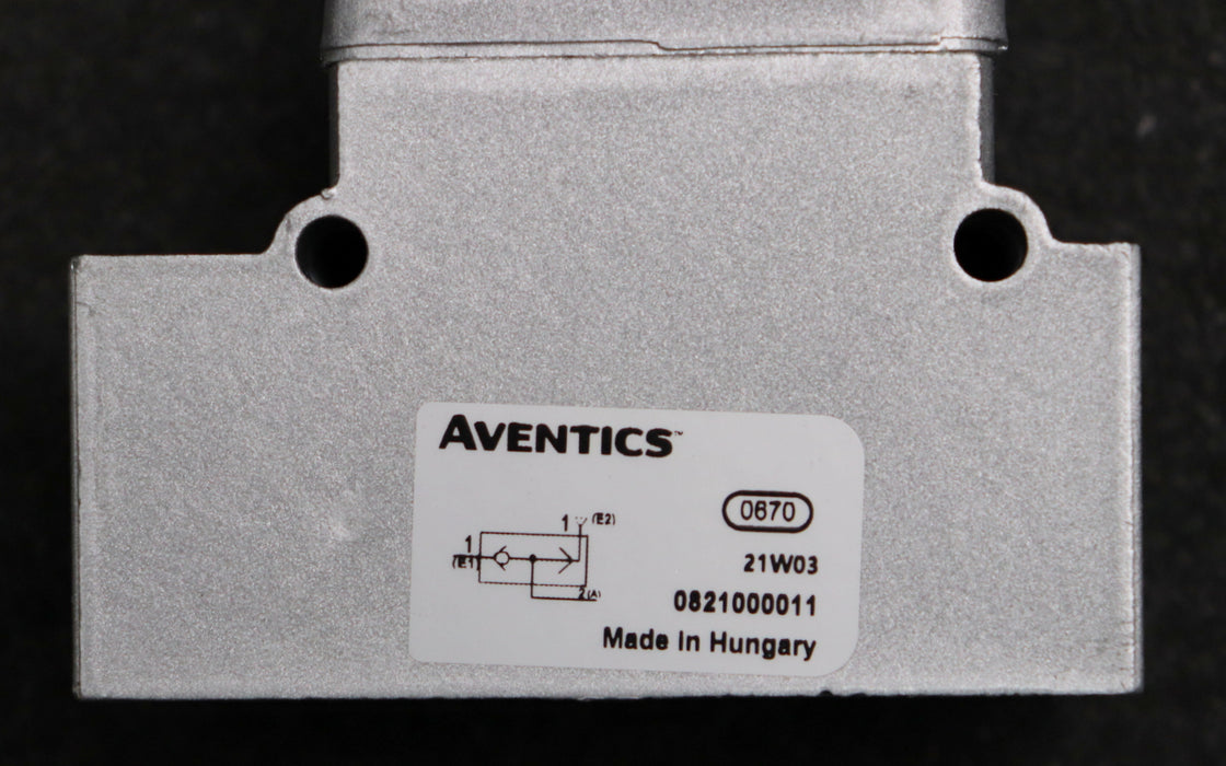 Bild des Artikels AVENTICS-Aluminium-Wechselventil-Nr.-0821000011-Betriebsdruck-max.-10bar