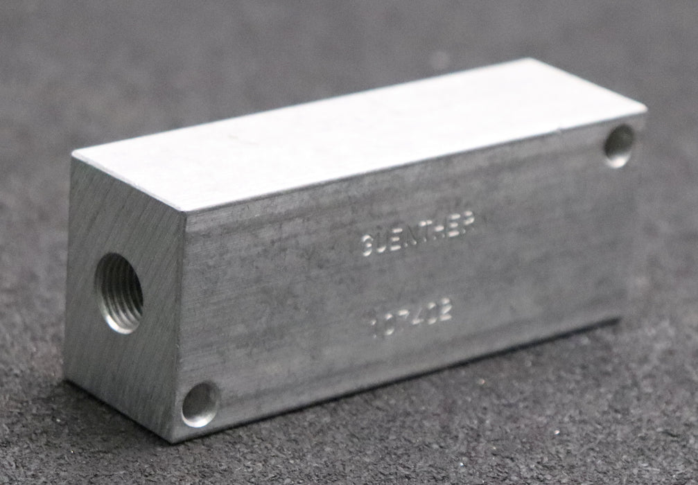 Bild des Artikels GUENTHER-Verteilerblock-107402-5x-G1/4''-Material-Aluminium-Maße-100x40x30mm