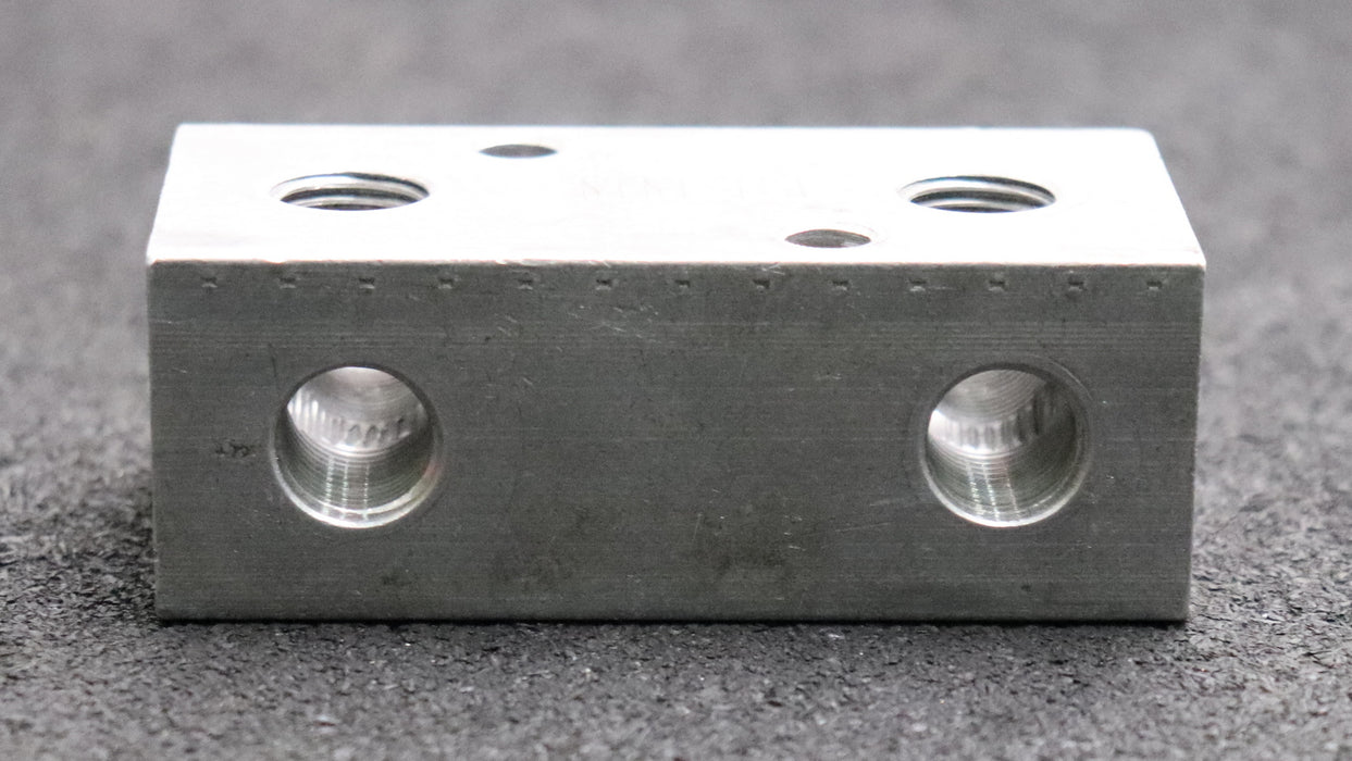Bild des Artikels GUENTHER-2x-Verteilerblock-107405-8x-G1/4''-Material-Aluminium-Maße-80x40x30mm