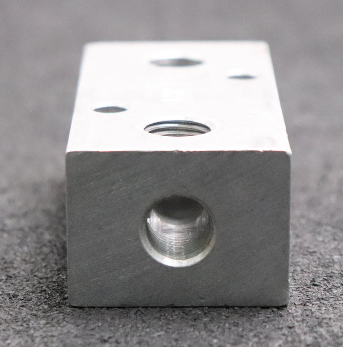 Bild des Artikels GUENTHER-2x-Verteilerblock-107405-8x-G1/4''-Material-Aluminium-Maße-80x40x30mm