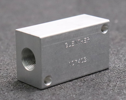 Bild des Artikels GUENTHER-Verteilerblock-107403-4x-G3/8''-Material-Aluminium-Maße-70x40x30mm