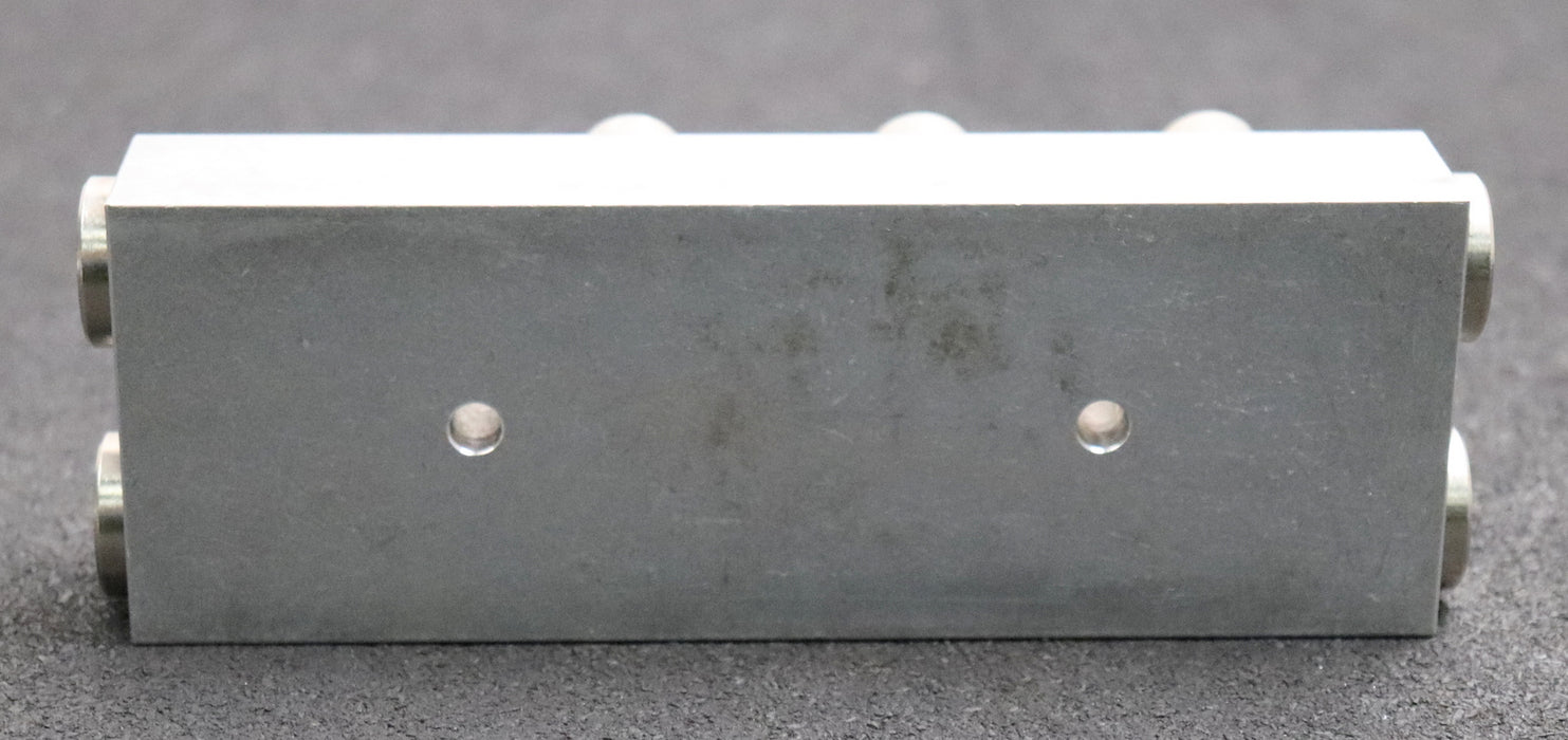 Bild des Artikels GUENTHER-Verteilerblock-4x-G3/8''-8x-G1/4-Material-Aluminium-Maße-170x60x30mm