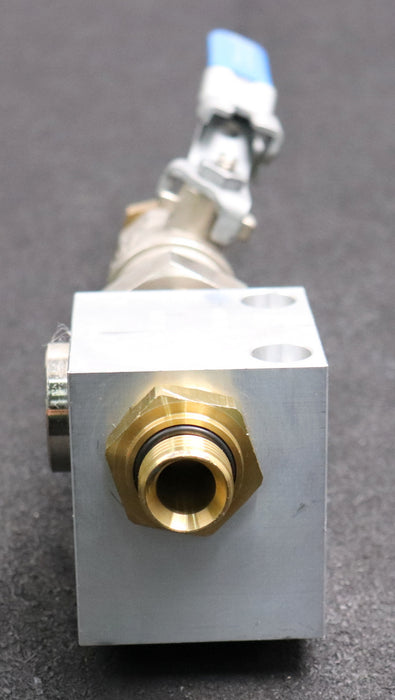 Bild des Artikels GUENTHER-Verteilerblock-10738931--mit-Kugelhahn-3/4''-CW617N-200PSI-PN14-DN20