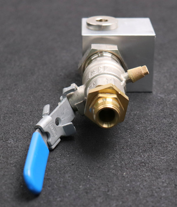 Bild des Artikels GUENTHER-Verteilerblock-10738931--mit-Kugelhahn-3/4''-CW617N-200PSI-PN14-DN20