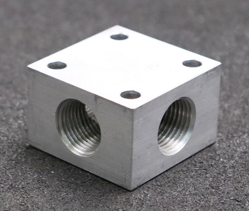 Bild des Artikels GUENTHER-Verteilerblock-107375-4x-G1/2''-Material-Aluminium-Maße-49x32x49mm