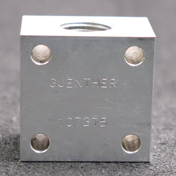 Bild des Artikels GUENTHER-Verteilerblock-107375-4x-G1/2''-Material-Aluminium-Maße-49x32x49mm