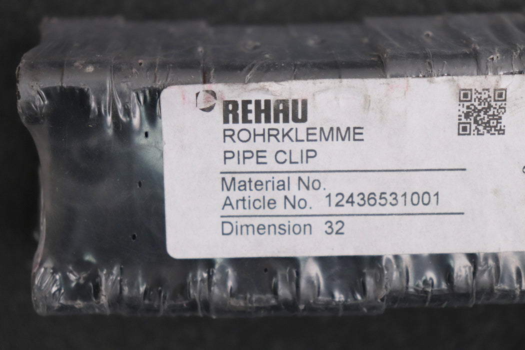 REHAU 30x Rohrklemme Art.Nr. 12436531001 32mm unbenutzt
