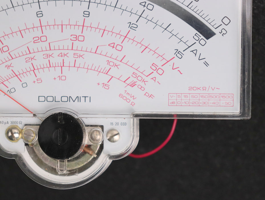 Bild des Artikels PANTEC-Einbau-Multimeter-DOLOMITI-Art.-Nr.-15-20-033-20kOhm-40µA-3000Ohm