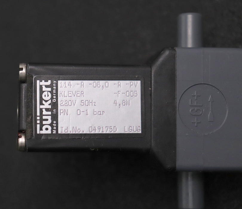 Bild des Artikels BÜRKERT-/-GEORG-FISCHER-Servogesteuertes-Ventil-DN6-PN1-114-A-06,0-A-PV-F-005