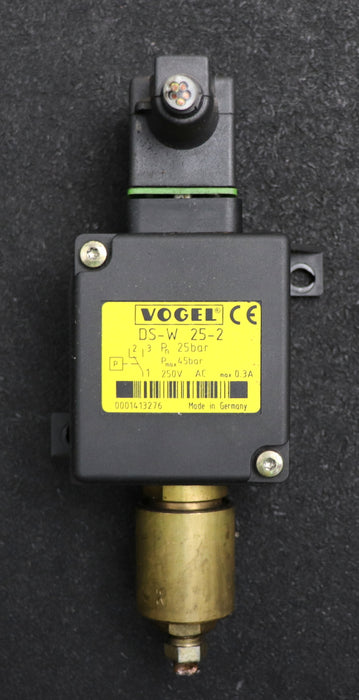 Bild des Artikels VOGEL-Druckschalter-DS-W-3-2-Pn=-3bar-Pmax=-45bar-250VAC-0,3A-gebraucht