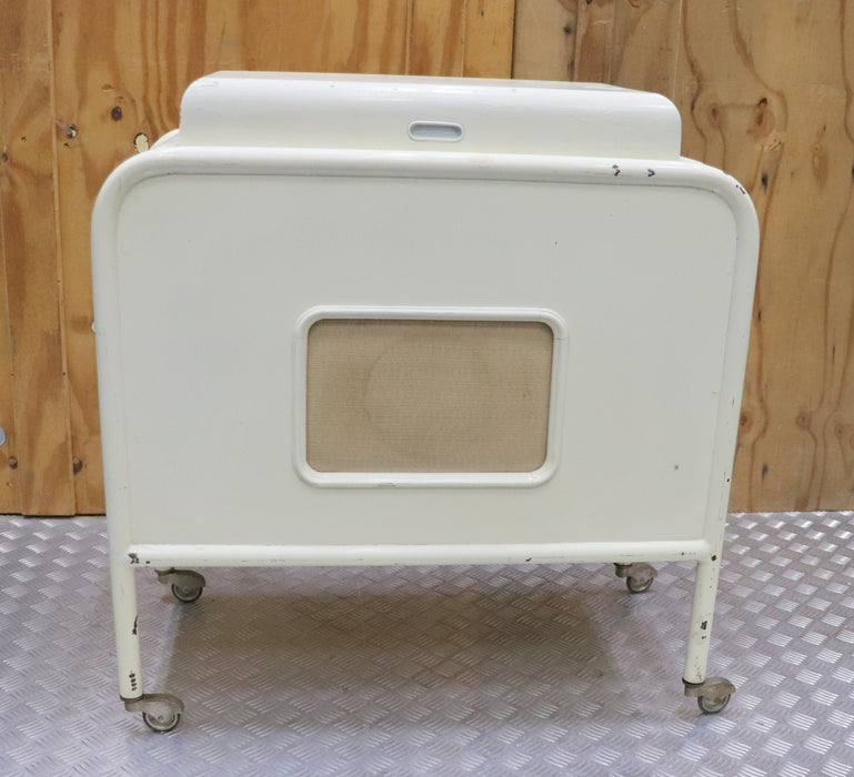 Bild des Artikels FEUERLAND-WERKE-Historisches-Tonband-Abspielgerät-in-rollbarem-Stahl-Holzschrank