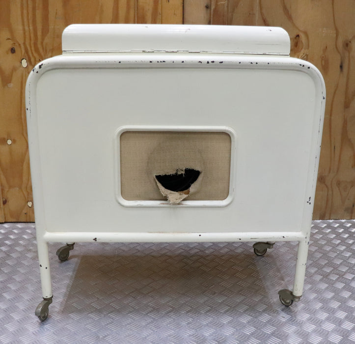 Bild des Artikels FEUERLAND-WERKE-Historisches-Tonband-Abspielgerät-in-rollbarem-Stahl-Holzschrank