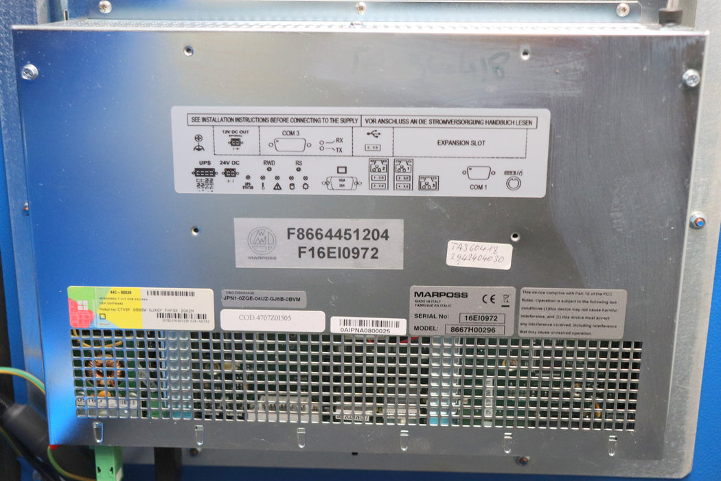 Bild des Artikels MARPOSS-Industrie-PC-Model-8667H00296-F8664451-204-Serial-No.-F16EI0972