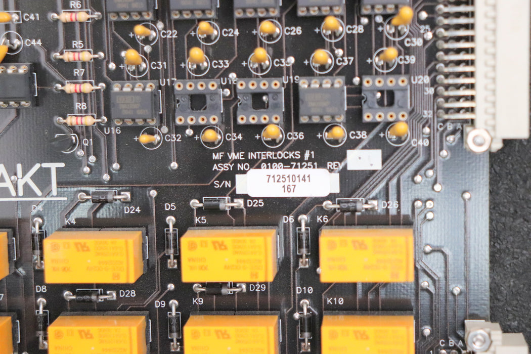 Bild des Artikels AMAT-AKT-Einschubplatine-MF-VME-Interlocks-ASSY-No.-0100-71251-Rev.-01