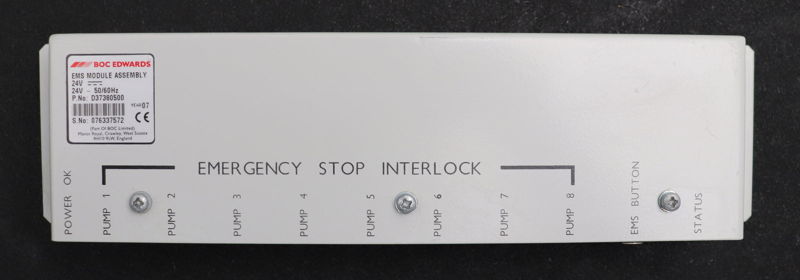 Bild des Artikels BOC-EDWARDS-EMS-Module-Assembly-D37380500-gebraucht