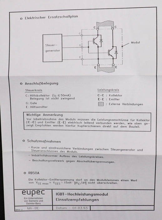 Bild des Artikels EUPEC-IGBT-Modul-FZ-800-R-16-KF1-Durchlassstrom-800A-Spitzensperrspannung-1,6kV