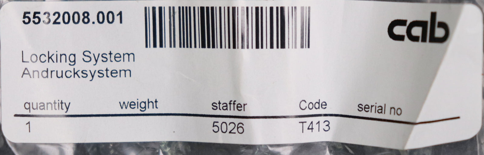 Bild des Artikels CAB-Andrucksystem-Locking-system-für-Kabelmaschine-FS-100-Art.Nr.-5532008.001