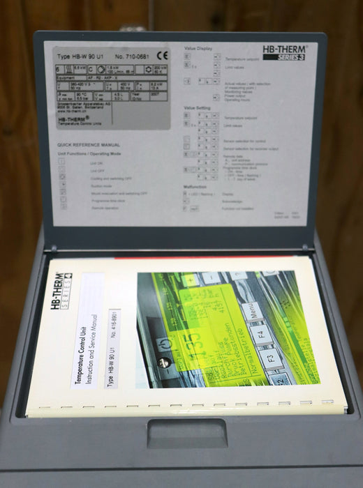 Bild des Artikels HB-THERM-Industrie-Kühlgerät-8,2kW-Typ-HB-W-90-U1-380-420VAC-50Hz-Vmin-=-4,5l