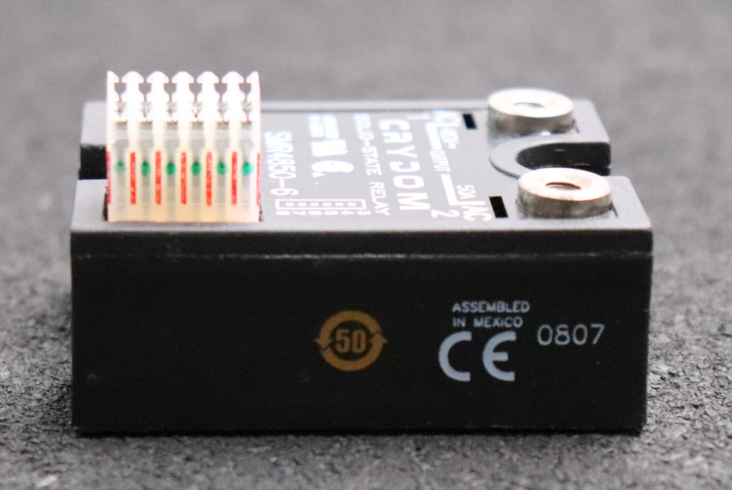 Bild des Artikels CRYDOM-Halbleiter-Relais-SMR4850-6-480VAC-50A-mit-LED-Rot-+-Grün-unbenutzt