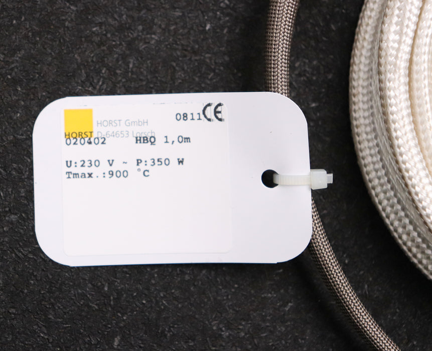 Bild des Artikels HORST-Heizband-Länge-1m-Art.Nr.-020402-230VAC-350W-Tmax=-900°C-unbenutzt-in-OVP