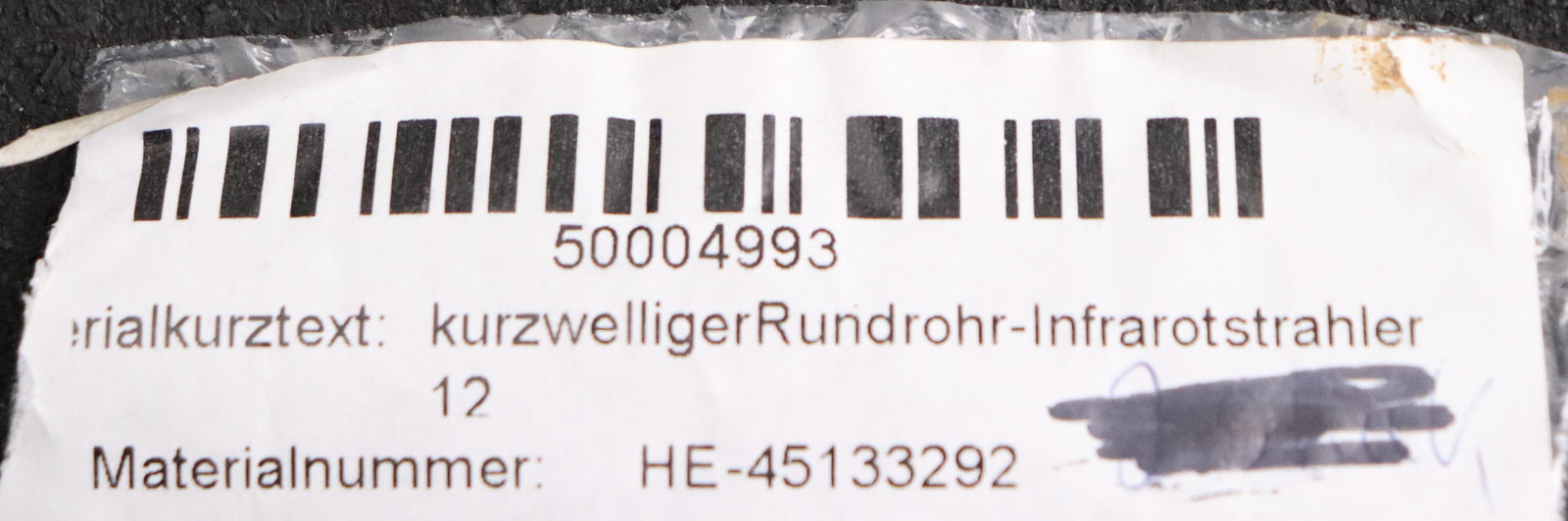 Bild des Artikels HERAEUS-NOBLELIGHT-kurzwelliger-Rundrohr-Infrarotstrahler-1200W-230V-Nr-33292178
