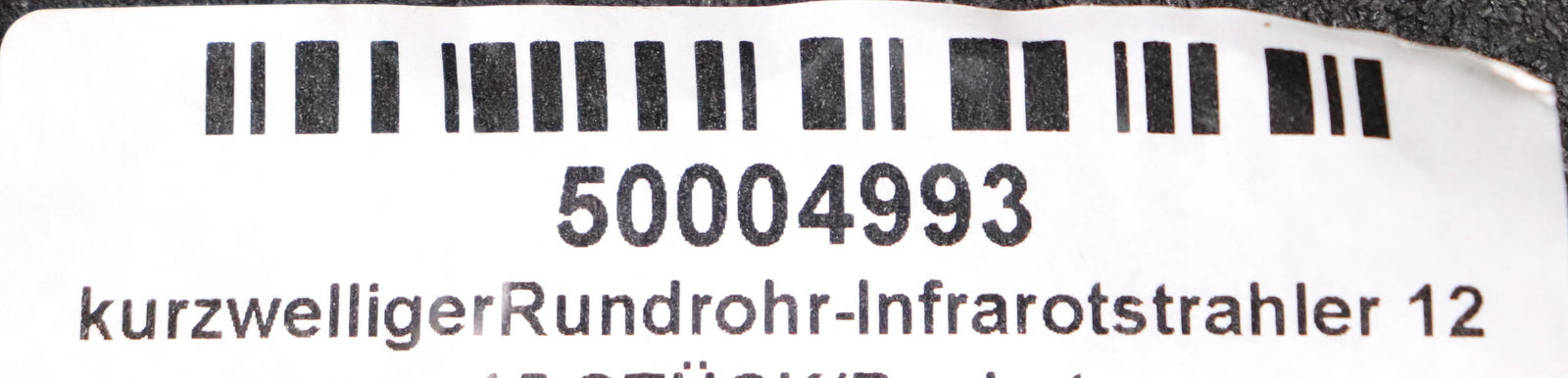 Bild des Artikels HERAEUS-NOBLELIGHT-kurzwelliger-Rundrohr-Infrarotstrahler-1200W-230V-Nr-33292149