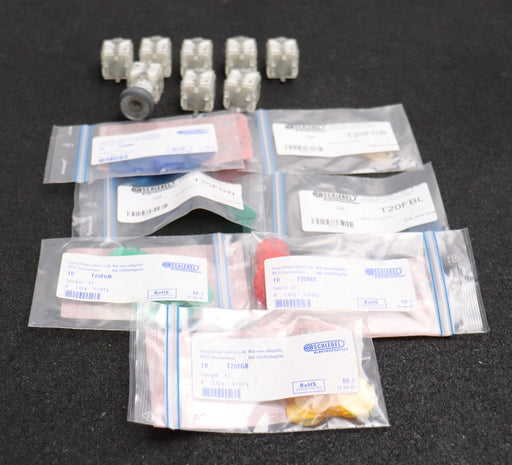 Bild des Artikels SCHLEGEL-8x-Leucht-Kontaktgeber-BZLII-mit-Konvolut-and-Farbblenden-unbenutzt