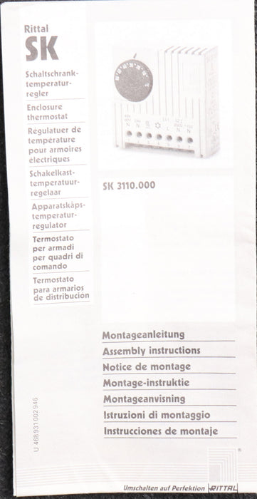 Bild des Artikels RITTAL-2x-Schaltschrank-Temperaturregler-SK3110000-5-60°C-unbenutzt