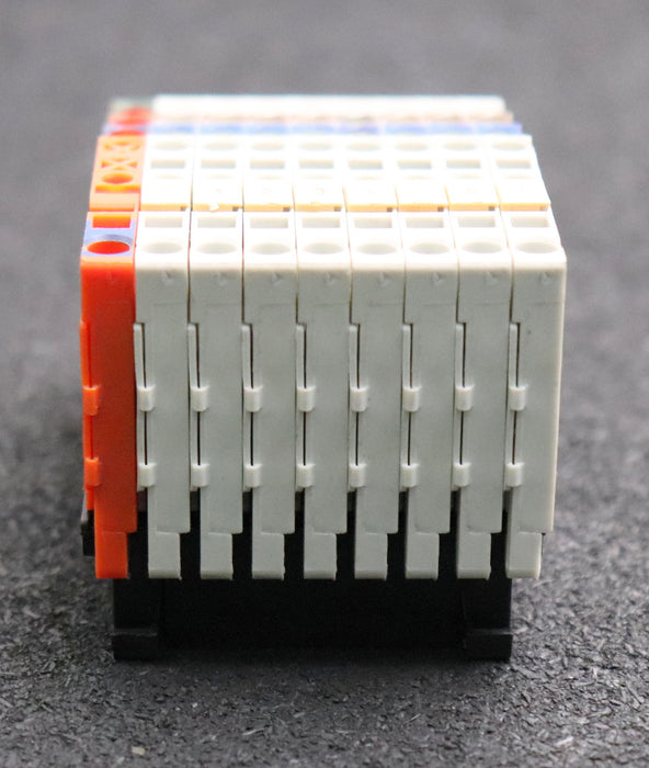 Bild des Artikels SIEMENS-2x-Klemmblock-9-fach-mit-21x-8WA2011-3KE00-+-8x-8WA2011-3KE10-gebraucht