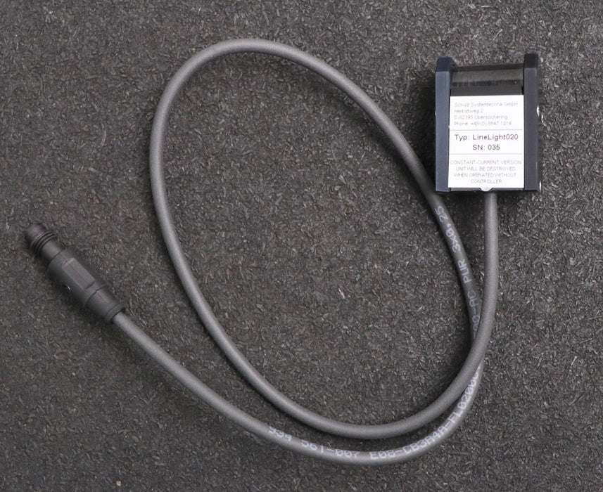 Bild des Artikels SCHULZ-LineLight020-mit-Kabel-und-Stecker-3Pin-male-unbenutzt