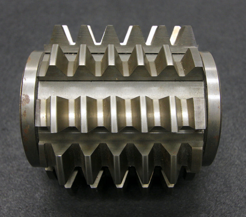 FETTE Stollenwälzfräser involute spline hob m= 5,5mm BP II nach DIN3972 20° EGW
