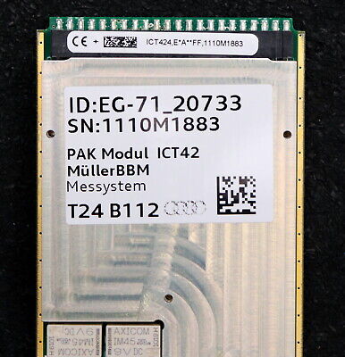 MÜLLER-BBM Vibro-Akustik Messsystem PAK Modul ICT424 B112 unbenutzt