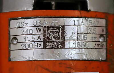 FEIN Blechschere bis 2,5mm Blechdicke QSz 836-6 Blechschneider 240W 1,5A 135VAC