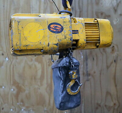 KITO Elektrokettenzug ER2-005 IS 500kg 10m Kette Hub 16/4m/min mit Umrichter für Sanftanlauf, überholt