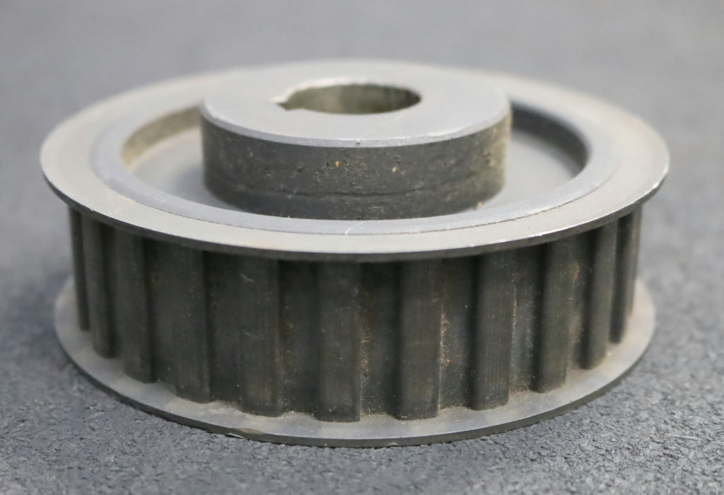 Stahl Zahnscheibe mit beidseitiger Bordscheibe 26-H-100 Profil: H - 26 Zähne