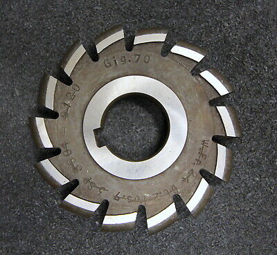 Halbrund-Formfräser konvex Radiusfräser Radius 6mm 90x12x27mm Spannuten: 14