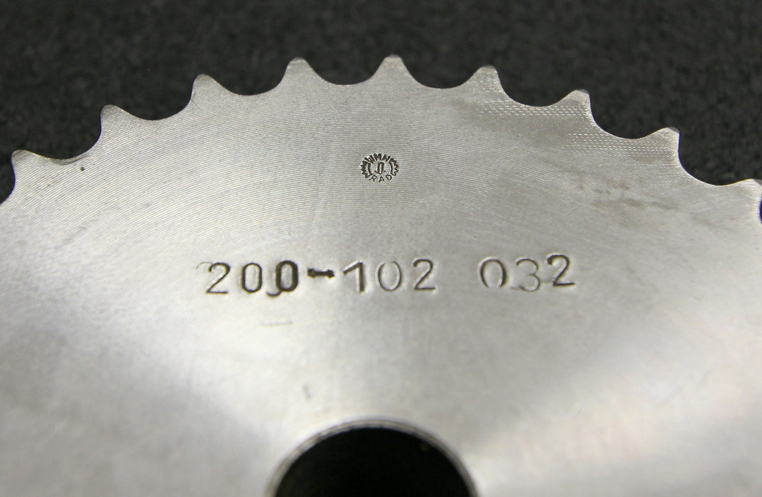 WMH HERION Zweifach Kettenradscheibe ZRL Chainwheel Teilung 3/8"x7/32" Z=32