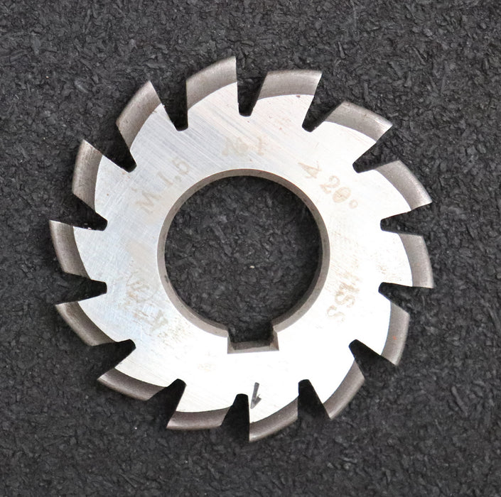 Zahnformfräser gear profile cutter m= 1,5mm Nr. 1 f. Z= 12-13