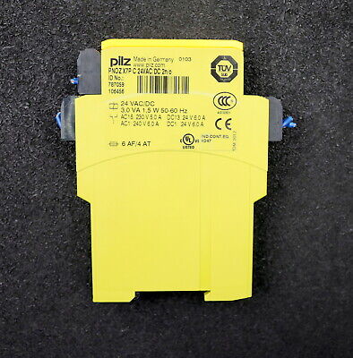 PILZ Sicherheitsschaltgerät PNOZ X7P ID No.: 787059 24VAC/DC 3,0VA 1,5W 50-60Hz