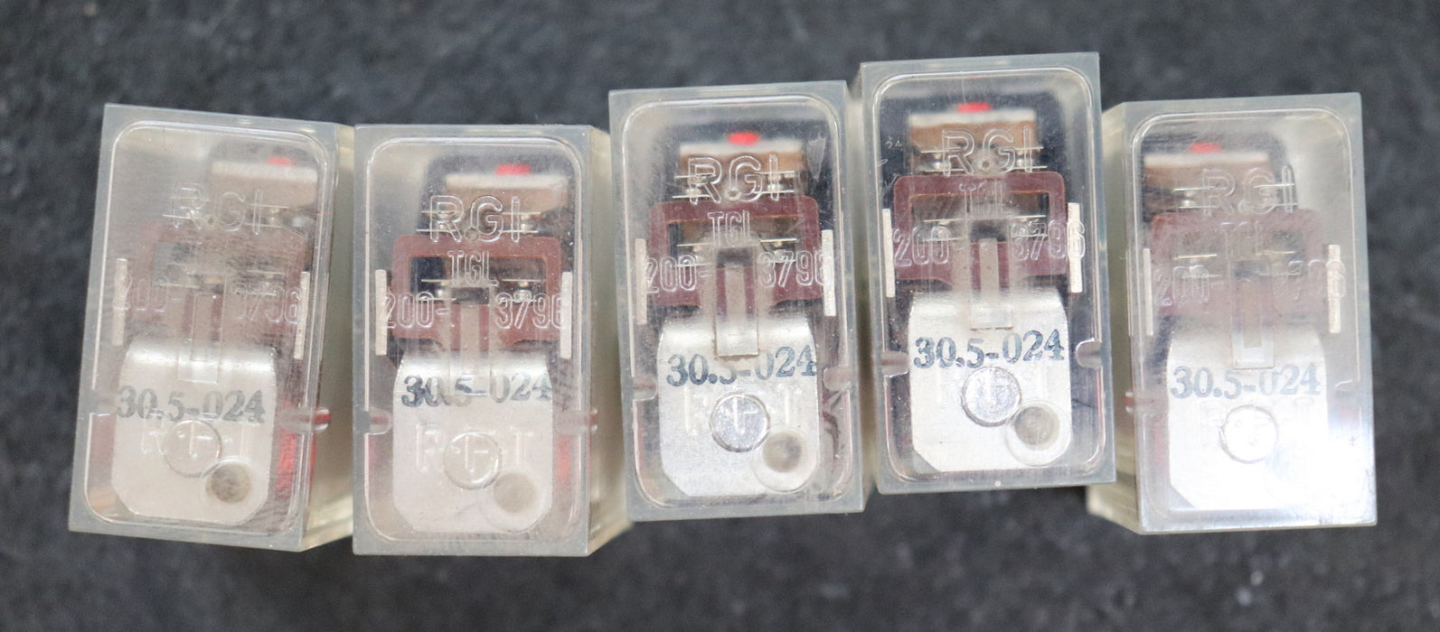 RGI RFT 5 Stück Kammerrelais 30.5-024 Nennspannung 24V Klappankerrelais TGL 200