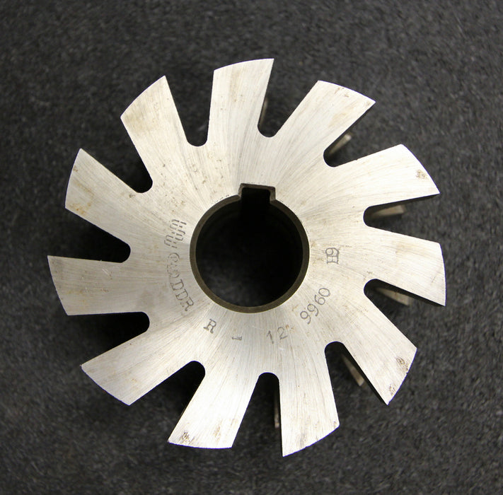 PWS Halbrund-Formfräser konkav Radiusfräser Radius 12mm - 100x44x27mm LKN